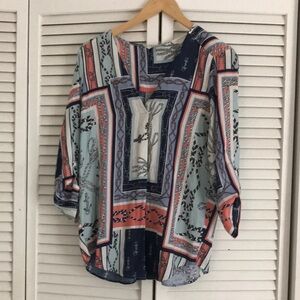 Stradivarius Patterned Women's Top - Multicolor SZ L